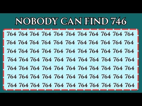 Test Your Observation Skill! Spot The Odd Numbers and Letters
