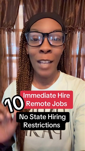 10 Immeidate Hire Remote Jobs no state hiring restrictions! Apply Now! #creatorsearchinsights #remotejobs #fyp #workfromhomejobs #workfromhome