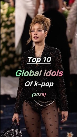 Top 10 global idols of kpop 2024 #bts #blackpink #jk #jungkook #taehyung #lisa #suga #jennie #jimin
