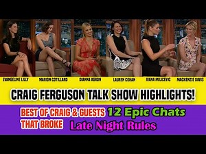 Craig Ferguson’s Best Moments & Guests 12 Epic Chats 🤣| The Late Late Show Craig Ferguson 😍