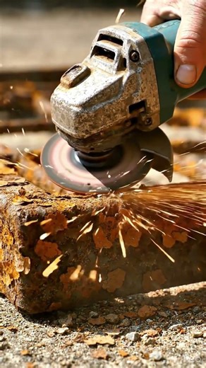 Satisfying Rust Removal with Grinder | Full Metal Restoration (4K) #restoration #rusted