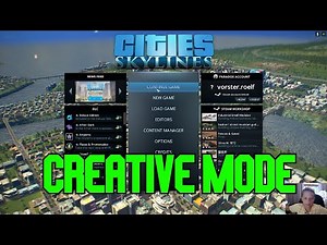 City Skylines | How to build in creative mode
