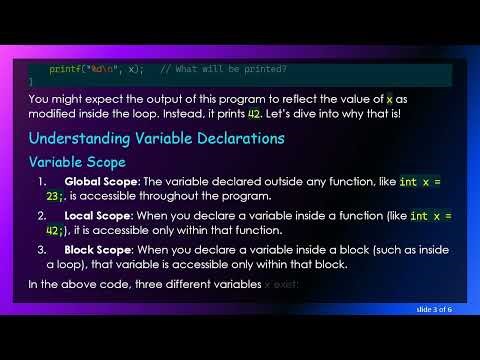 Understanding Variable Scopes in For Loops: A Deep Dive