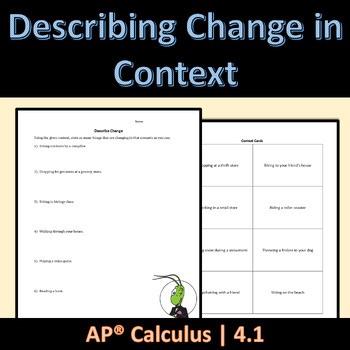 Interpreting the Meaning of Derivative in Context Activity AP Calculus 4.1