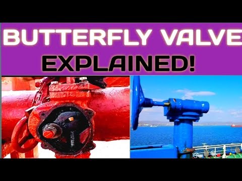 Butterfly Valve Full Guide | Construction, Components, Working & Uses on Tanker Ships