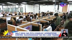 Umabot na sa 3,000 ang tawag sa help desk ng PITX Comelec Operations Center. Panoorin dito ang 32-hour special coverage ng GMA Integrated News para sa #Eleksyon2025! WATCH: https://ow.ly/cEFT50VQHix | GMA News