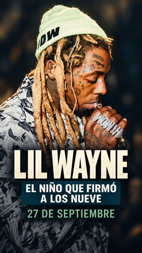 🎤 El niño que firmó con nueve años: Lil Wayne cumple 44