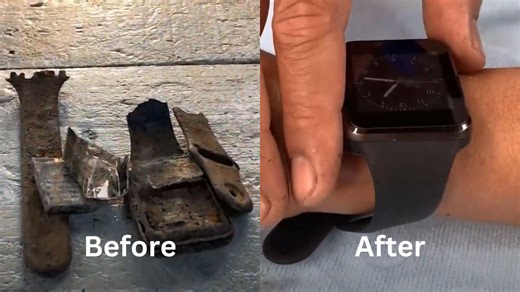 Reviving a Mud-Covered Broken Smartwatch to Its Original Glory