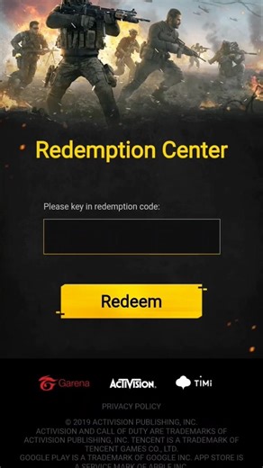 Redeem Code Now CODM 2026