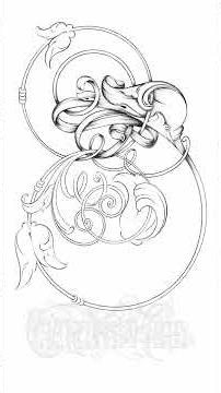 Scrollwork - Procreate Timelapse #shorts #engraving #scrollwork