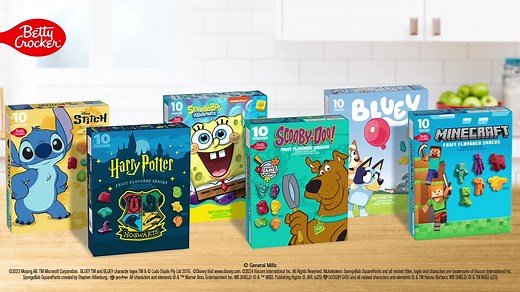 Nickelodeon SpongeBob SquarePants Fruit Flavored Snacks, Gluten Free, 10 Pouches, 8 oz