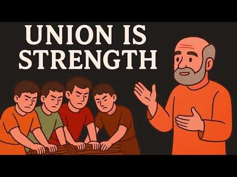 Union is strength story in English | Unity is strength story | A farmer and his sons | Story