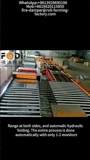 Automated Air Duct Machine: High-Speed HVAC Ductwork Production with Perfect Precision #hvac