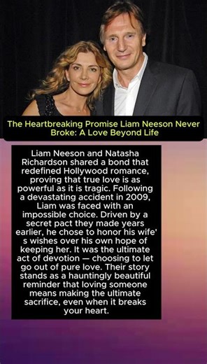 The Heartbreaking Promise Liam Neeson Never Broke: A Love Beyond Life