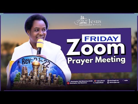COJIM 🔴: Friday Zoom Prayer Meeting With God, Jesus Christ And The Holy Spirit #cojim 31-10-2025