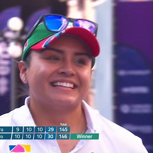 Dafne Quintero proudly claims the bronze medal on home soil. 🥉👏 #ArcheryWorldCup | Hyundai Archery World Cup