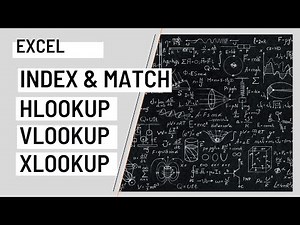 Learn Lookup Formulas | VLOOKUP, HLOOKUP, XLOOKUP, INDEX AND MATCH [2021]