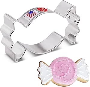 Christmas Candy Cookie Cutter, 3.75" Made in USA by Ann Clark