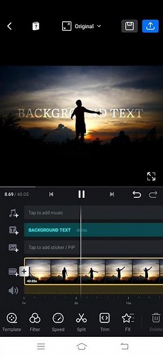 How To Text Behind The Object Tutorial In Vn Video Editor | Blending Tutorial #shorts