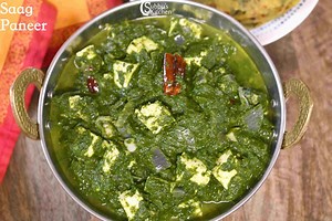 3.4K views · 170 reactions | Sarson ka saag, a gravy made with Mustard leaves, Fenugreek leaves, palak along with tomato-onion and other spices. We can add Paneer of Cooked Chole to Sarson ka saag and make it more enticing. Serve with Roti/Naan/Kulcha/Paratha or any Pulao varieties. | subbuskitchen.com | Facebook