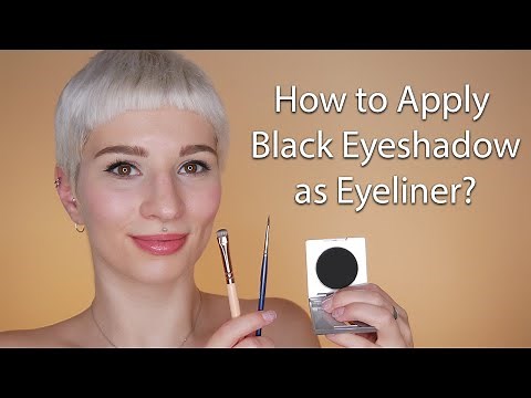 How to apply Black Eyeshadow as Eyeliner | 2 Easy but Amazing Techniques