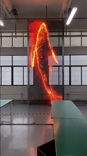 Transparent LED Film Applied to Glass | Real Installation