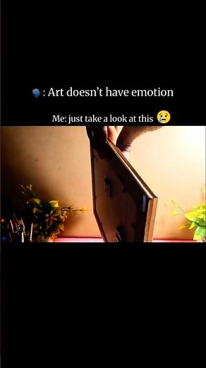 Art doesn't have emotions? Just look at this 😥🎨 #shorts #drawing
