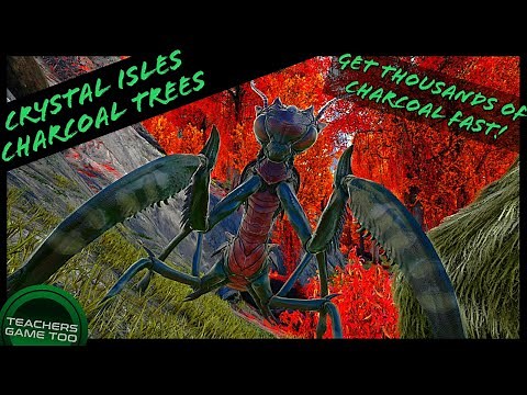 CHARCOAL TREES! CRYSTAL ISLES INSANE CHARCOAL HARVESTING STRATEGIES!!