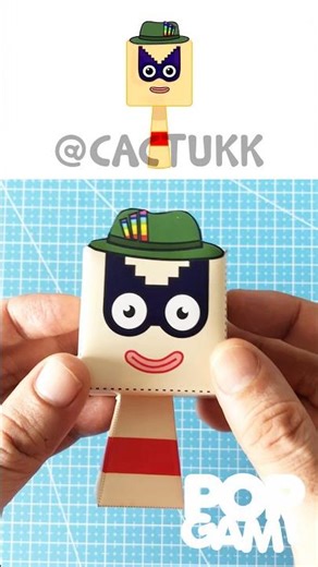 My sprunki oc Numberblocks Twenty One papercraft #sprunki #papercraft #shortvideo