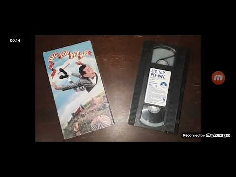 Opening to Big Top Pee-Wee 1988 VHS [True HQ]