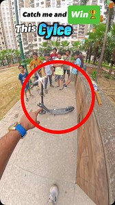 1.9M views · 44K reactions | Catch me and win this scooter . . . . #Parkour #parkourchase #chasetag #challenge #reels #explorepage | trickstopro11 | Facebook