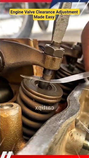 Engine Valve Clearance Adjustment Made Easy #shorts #mechanic