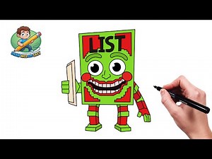 How to Draw List List List Sahur from Steal a Brainrot [ROBLOX] | Easy Drawing Tutorial