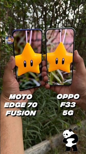 Moto Edge 70 Fusion Vs Oppo F33 5G Camera Test