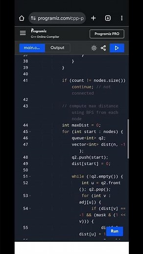 C++ Bitmask DP | Count Subtrees by Maximum Distance in a Tree | LeetCode hard Explained