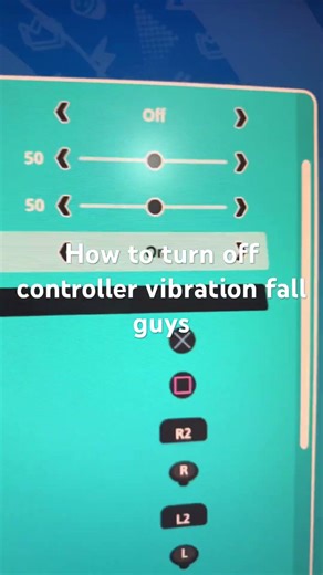 How to turn off controller vibration fall guys