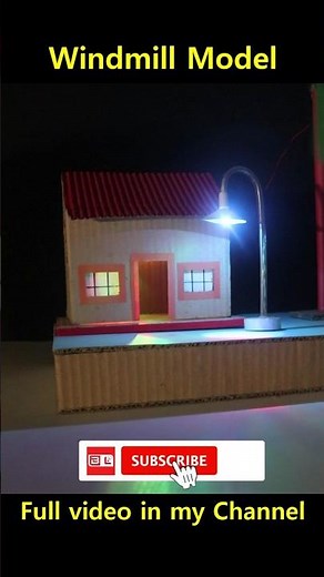 Windmill Working Model School Project | Wind Turbine Project #creative #diy #scienceproject