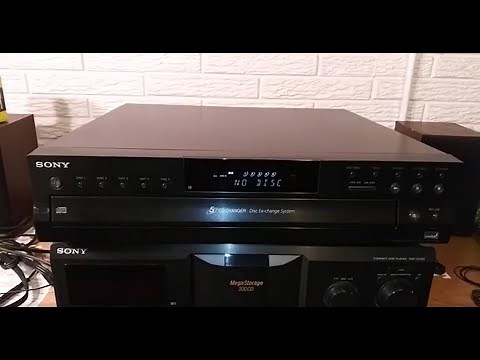Sony CDP-CE500 5 Disc CD Changer & USB Memory Stick Recorder Demo