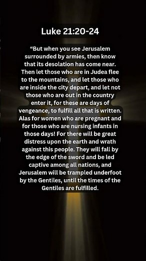 Journey of faith and spiritual growth | Luke 21:20-24 Daily Bible Verse