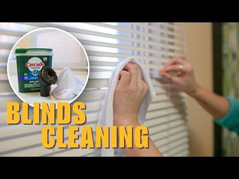 How to Clean Venetian Blinds