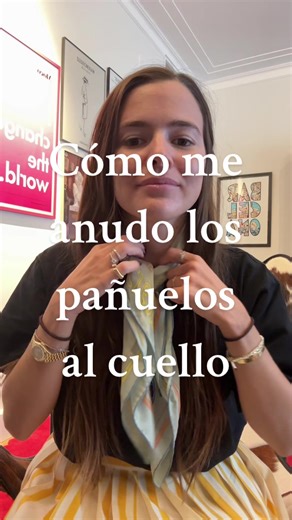Tutorial de nudos de pañuelos: Respuesta a @Mariola Segado Martínez