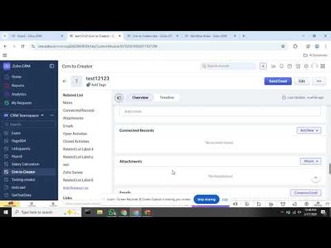 Zoho CRM Deluge Script Automation | Create Record & Delete Record Workflow (Step-by-Step)