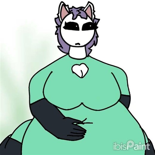 short animation of wg and farting :3 #inflation #weightgain #fart #bellyfat #bbw#fetish