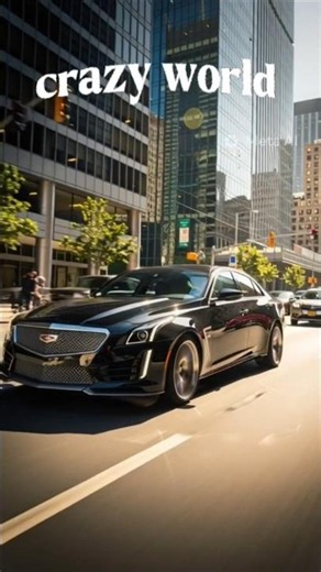 🔥 Cadillac CTS-V (2015) Roars Like a Monster! 😈💨 #viralvideo #supercarsound