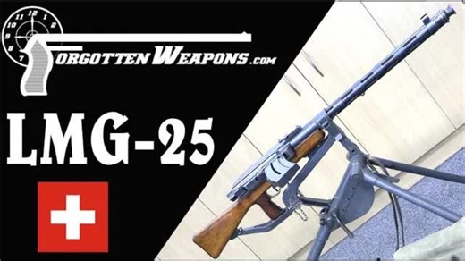 LMG-25轻机枪 - 瑞士肘节闭锁式轻机枪 | Forgotten Weapons_哔哩哔哩_bilibili