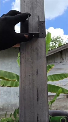 fabricating a t joint from angle iron and square tube #popular