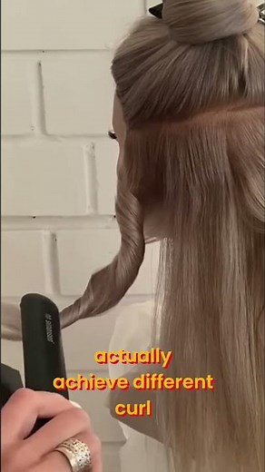 ✨ Master Flat Iron Curls: From Tiny to Huge Waves