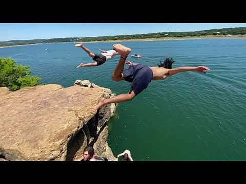 CLIFF JUMPING IN AUSTIN TEXAS
