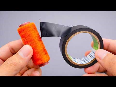 You Won’t Believe This! The Easiest Way to Thread a Needle Using Tape!