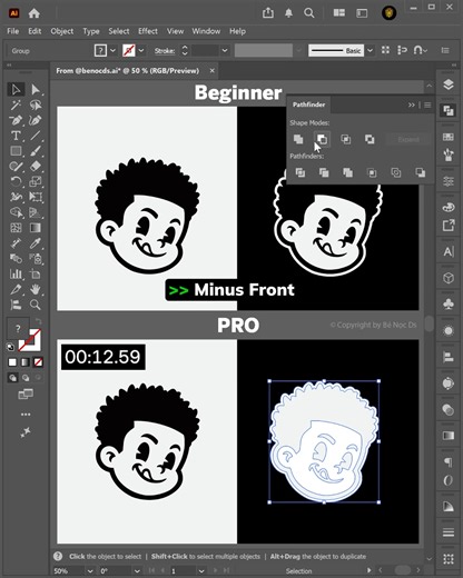 Adobe Illustrator 2027 Tips | How a PRO Designer Reverses a Logo #benocds #graphicdesign #DiseñoGráfico #illustratortutorial #illustratortips